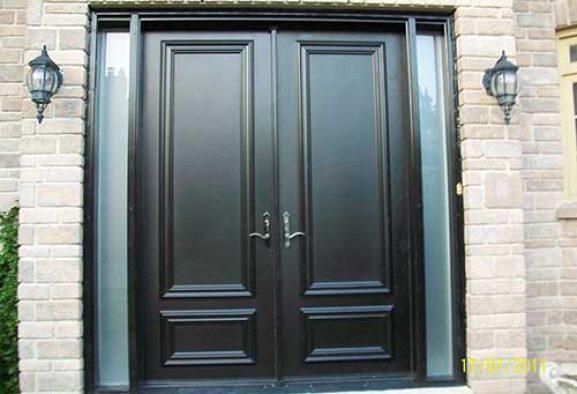 Fiberglass-Executive-Doors-8-foot-Smooth-Fiberglass-Solid-Doors-installed-in-Vuaghan-by-Fiberglass-Doors-Toronto