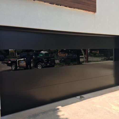 Modern Exterior Glass Garage Door 1